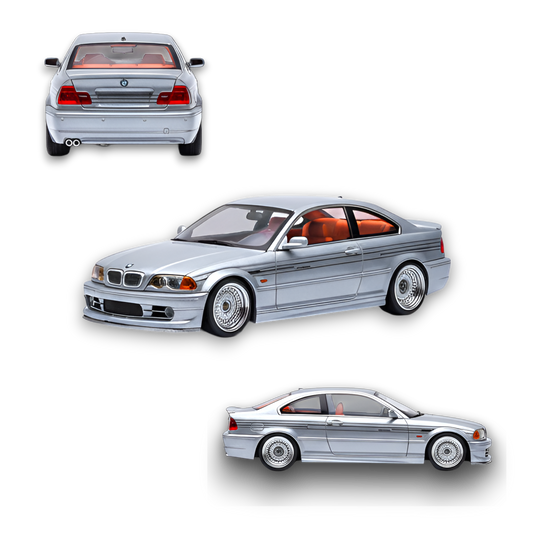 YM Model BMW E46 Alpina B3 Titan Silver 1:64