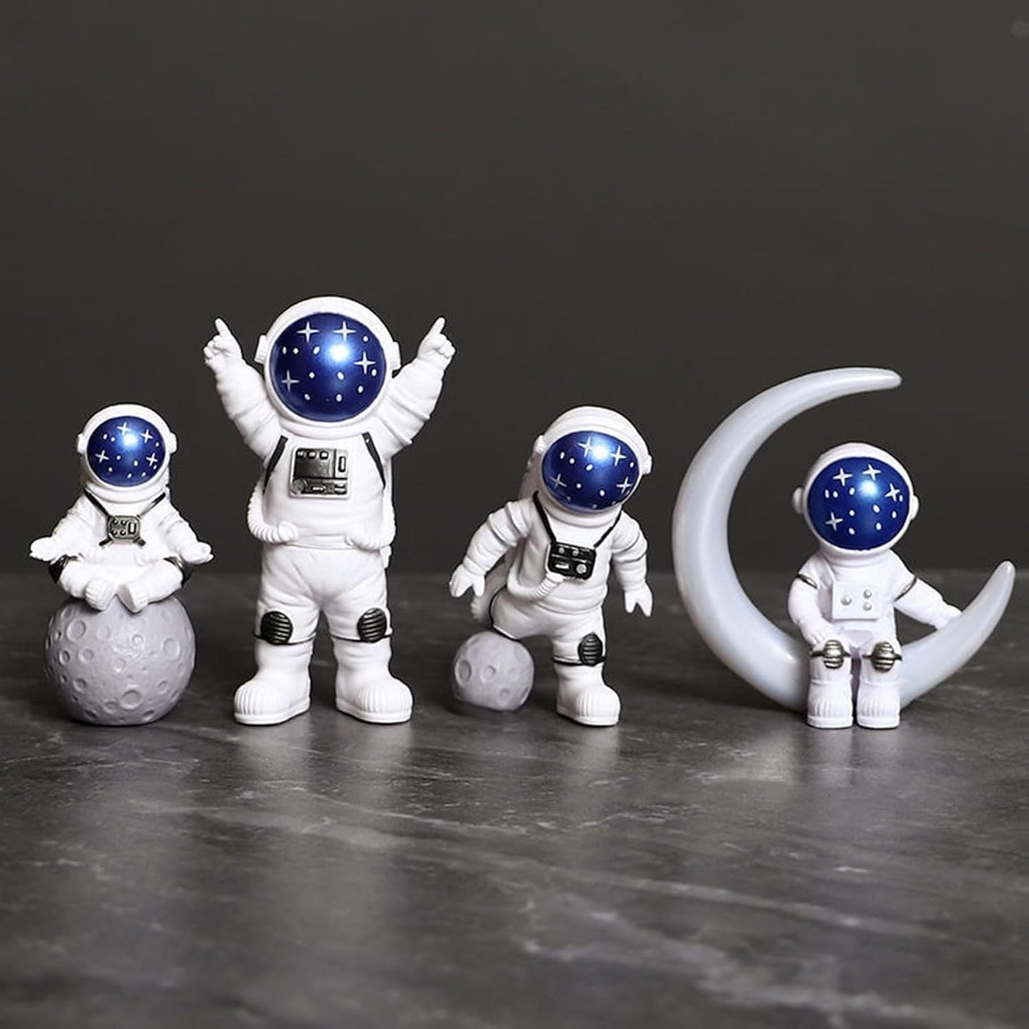 Galaxy One Astronaut Statues Set of 4