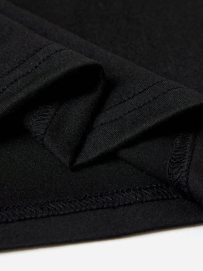 Letter Round Neck Short Sleeve T-Shirt