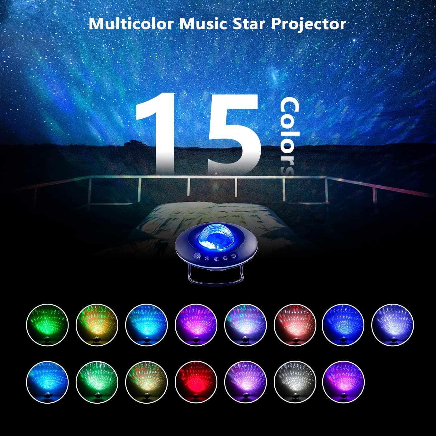 Galaxy One Starry Projection Lamp