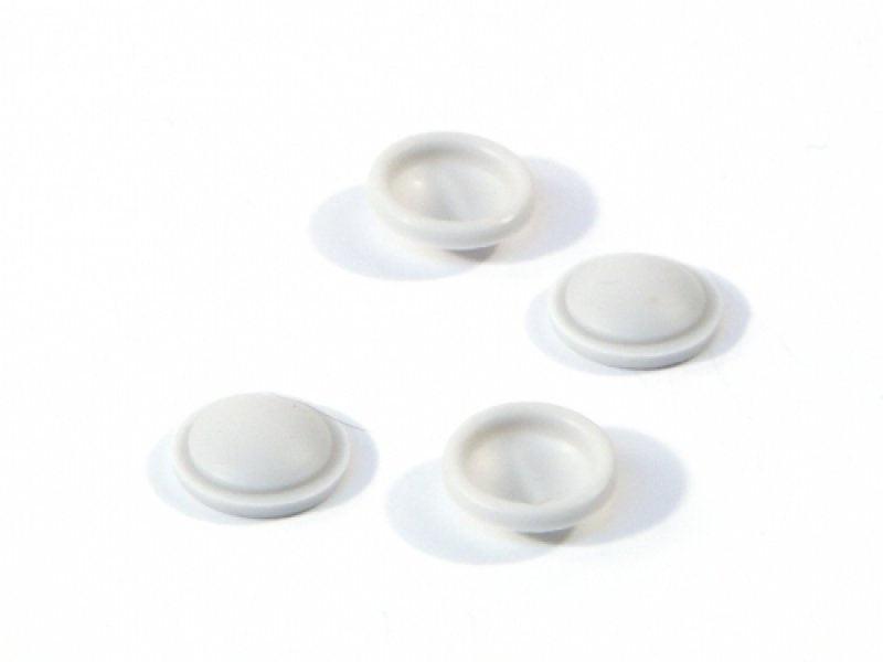HPI 72112, 10 x 4 mm Shock Bladders Firm White Rubber (4)