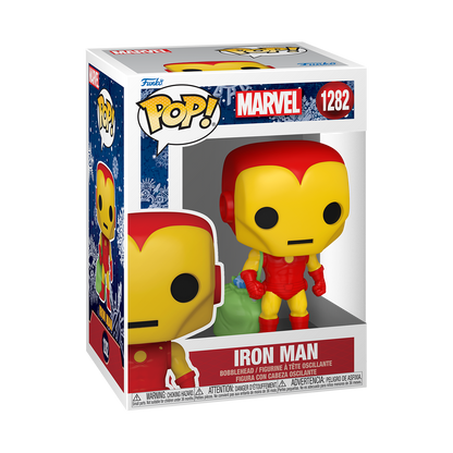 POP! Marvel: Holiday - Iron Man w/ Bag