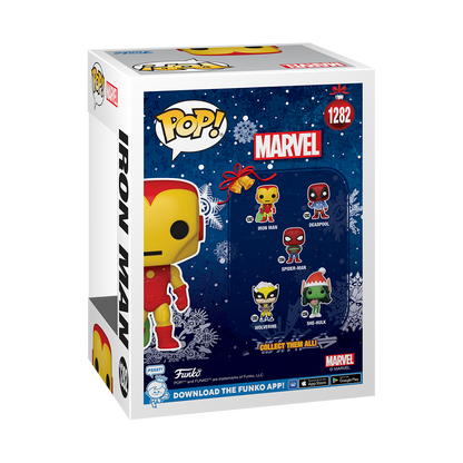 POP! Marvel: Holiday - Iron Man w/ Bag