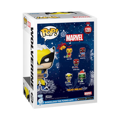 POP! Marvel: Holiday - Wolverine w/ Sign