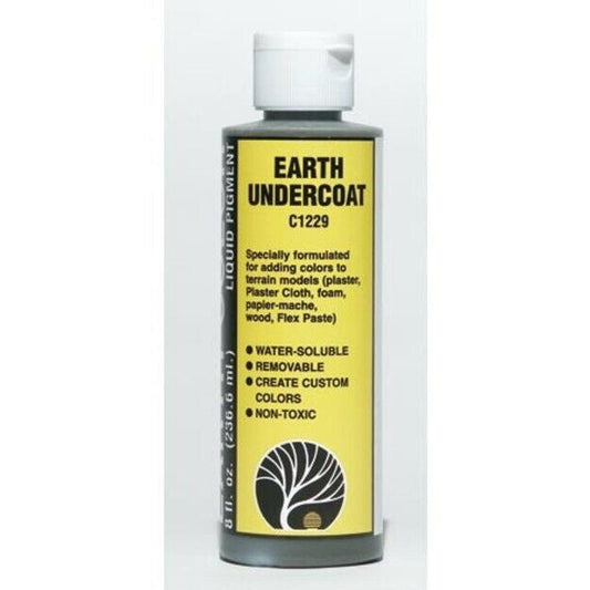Woodland Scenics C1229 N/HO Earth Color Undercoat Earth 4 oz Train Scenery