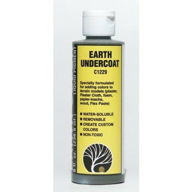 Woodland Scenics C1229 N/HO Earth Color Undercoat Earth 4 oz Train Scenery