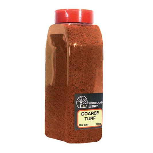 Woodland Scenics T1356 Turf Fine Coarse Fall Rust 32oz Train Scenery