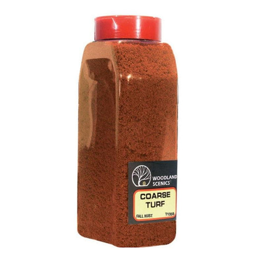 Woodland Scenics T1356 Turf Fine Coarse Fall Rust 32oz Train Scenery