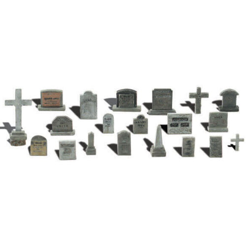 Woodland Scenics A1856 HO Train Figures Tombstones