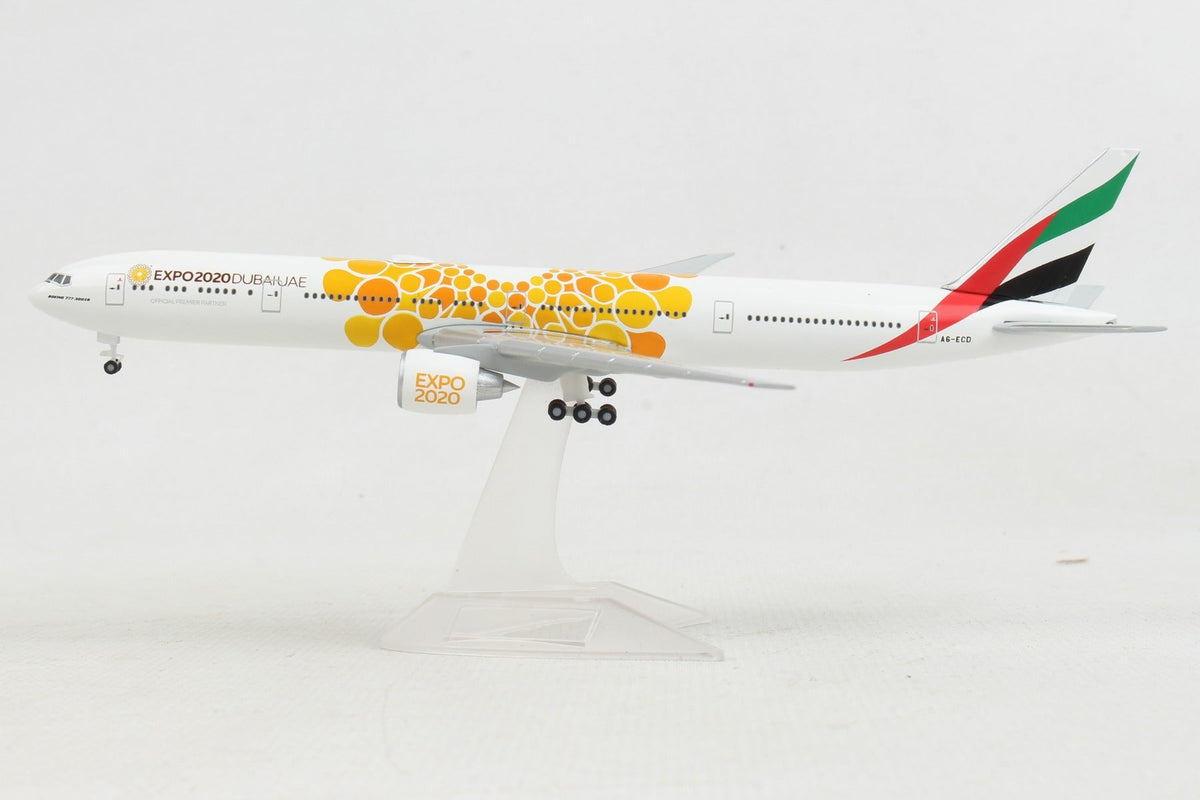 Herpa Wings 1/684 HE533539 Herpa Emirates 777-300Er 1/500 Expo 2020 Dubai Opportunity