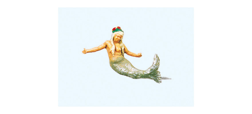 Preiser 29014 HO Scale Mermaid w/Hair Adornment Figure