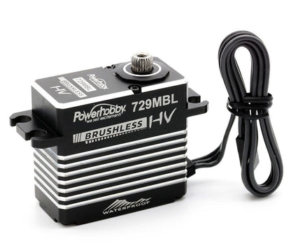 Powerhobby 729MBL HV Waterproof Brushless Steel Gear Servo / Aluminum Case