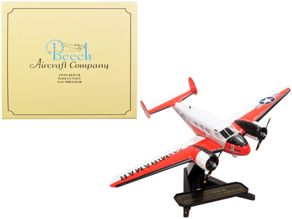 Beech UC-45J Expeditor (Twin Beech) Aircraft "51244 US Navy Naval Air Station Miramar - San Diego CA" 1/72 Diecast Model Airplane by Oxford Diecast  free shipping USA