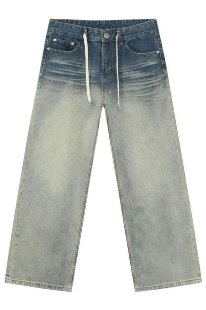 Men's Loose Fit Jeans with Pockets