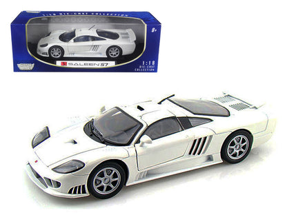 Saleen S7 White 1/18 Diecast Model Car by Motormax  free shipping USA