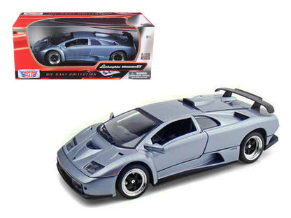 Lamborghini Diablo GT Silver 1/18 Diecast Model Car by Motormax  free shipping USA