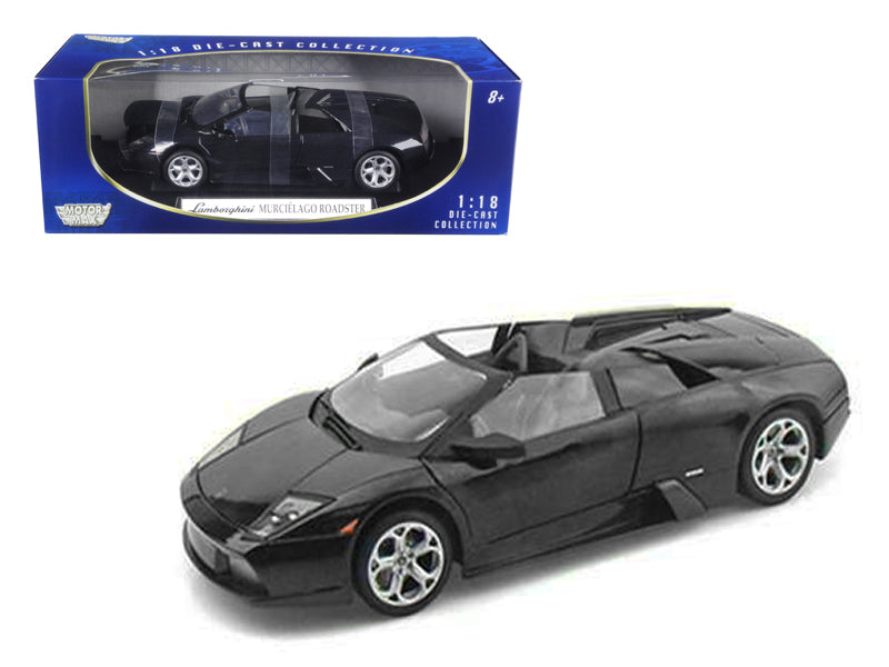 Lamborghini Murcielago Roadster Black 1/18 Diecast Model Car by Motormax  free shipping USA