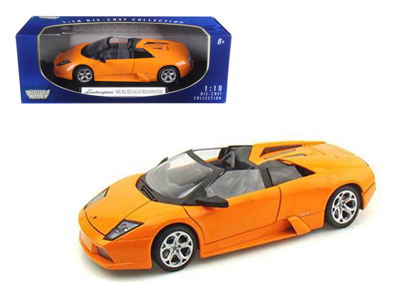 Lamborghini Murcielago Roadster Orange 1/18 Diecast Model Car by Motormax  free shipping USA