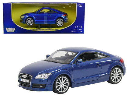 2007 Audi TT Blue 1/18 Diecast Car Model by Motormax  free shipping USA