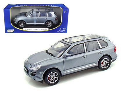 2008 Porsche Cayenne Turbo Silver 1/18 Diecast Model Car by Motormax  free shipping USA