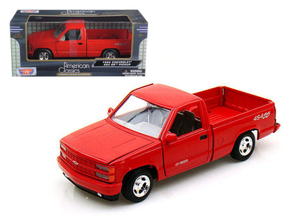 1992 Chevrolet SS 454 Pickup Truck Red 1/24 Diecast Model by Motormax  free shipping USA