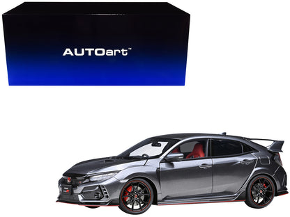 2021 Honda Civic Type R (FK8) RHD (Right Hand Drive) Polished Metal Gray Metallic 1/18 Model Car by Autoart  free shipping USA