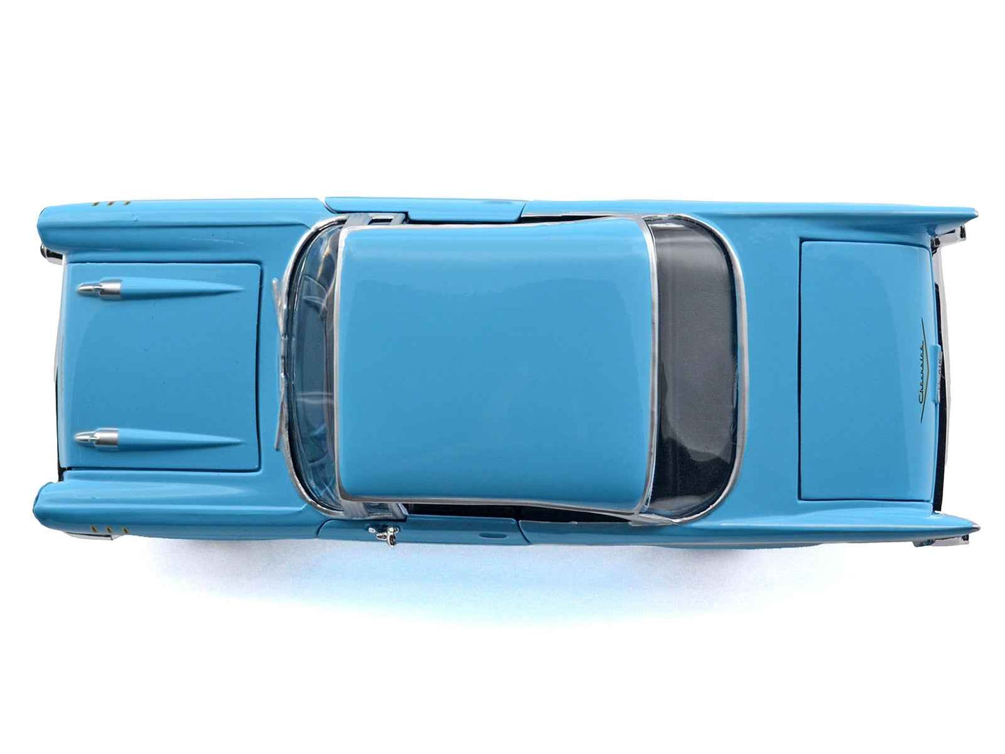 1957 Chevrolet Bel Air Light Blue "Timeless Legends" Series 1/24 Diecast Model Car by Motormax
