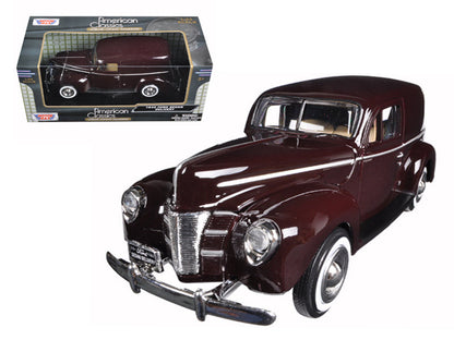 1940 Ford Sedan Delivery Brown 1/24 Diecast Model Car by Motormax  free shipping USA