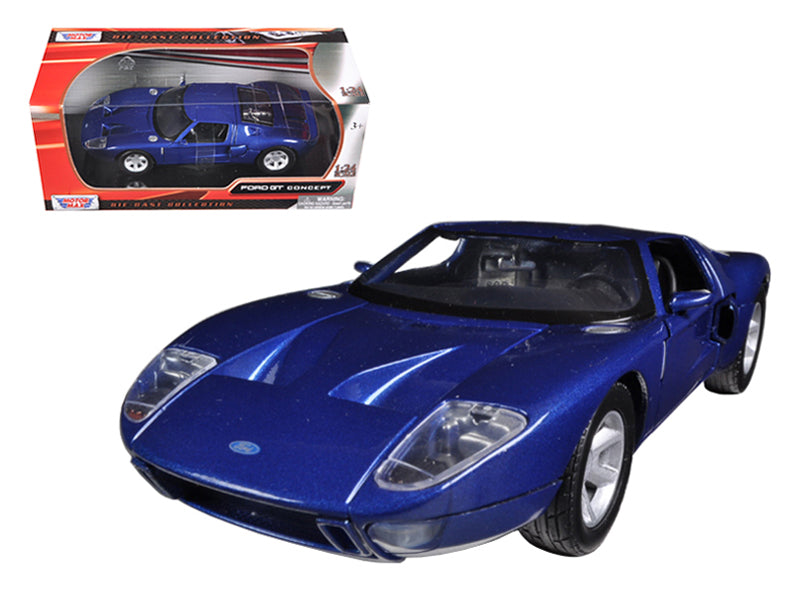 Ford GT Blue 1/24 Diecast Car Model by Motormax  free shipping USA