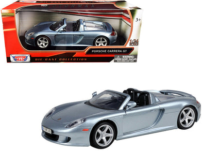 Porsche Carrera GT Gray 1/24 Diecast Model Car by Motormax  free shipping USA