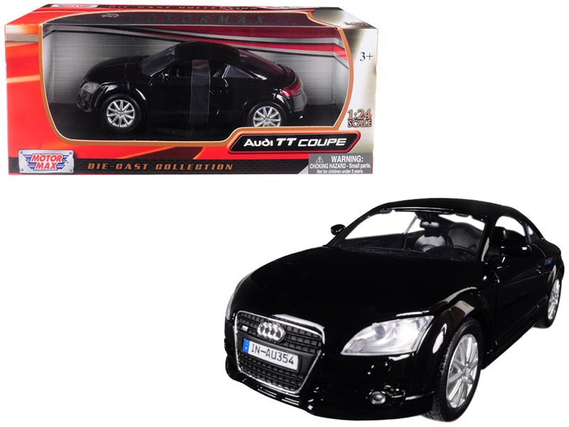 Audi TT Coupe Black 1/24 Diecast Model Car by Motormax  free shipping USA