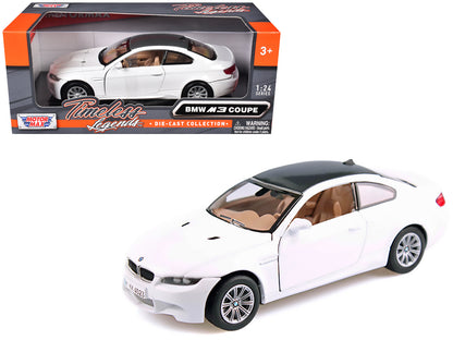 BMW M3 E92 Coupe White 1/24 Diecast Model Car by Motormax  free shipping USA