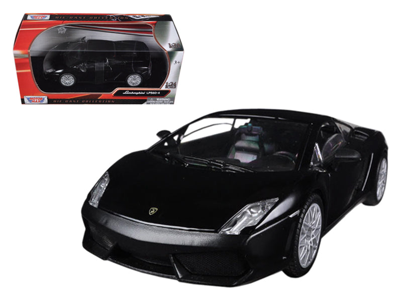 Lamborghini Gallardo LP-560-4 Matt Black 1/24 Diecast Car Model by Motormax  free shipping USA