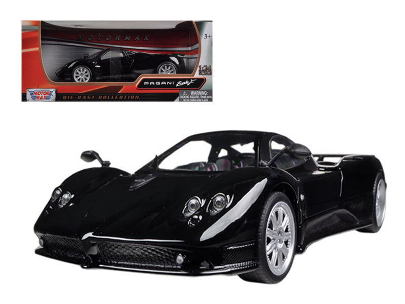 Pagani Zonda F Black 1/24 Diecast Car Model by Motormax  free shipping USA