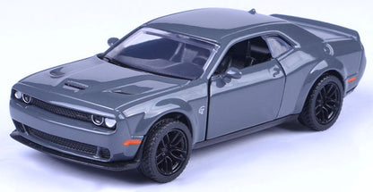 Motormax 73675AL-GY Scale 2018 Dodge Challenger Srt Hellcat