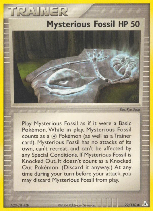 Mysterious Fossil (92/110) [EX: Holon Phantoms]