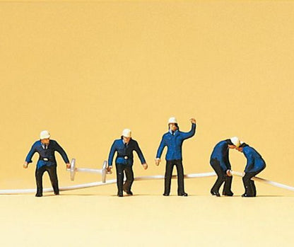 Preiser 79117 N Scale Firefighters set #3