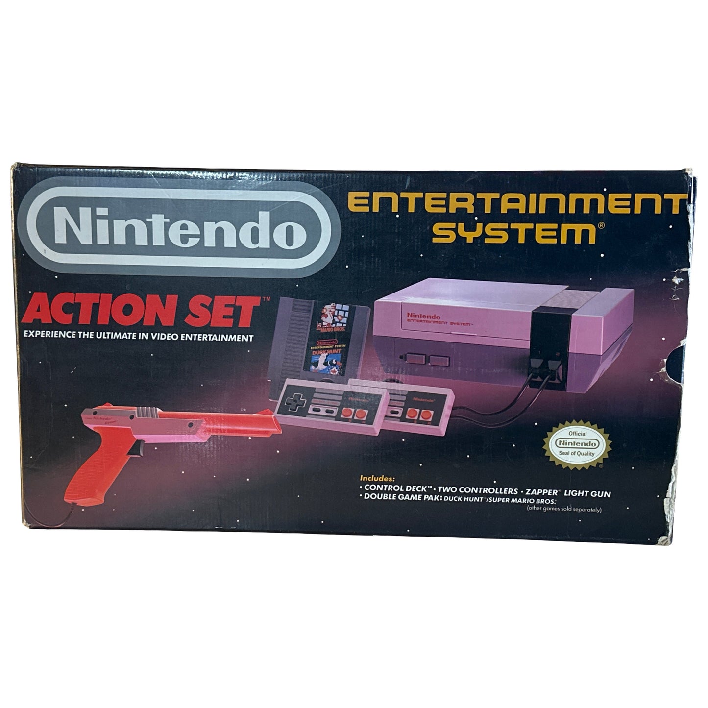 Nintendo NES Action Set With Game