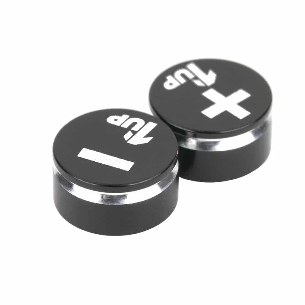 1Up Racing 190410 - LowPro Bullet Plug Grips, Stealth