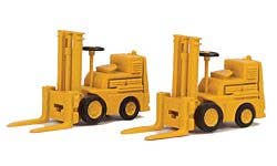 Walthers SceneMaster 949-4164 HO Forklift 2-Pack, Yellow
