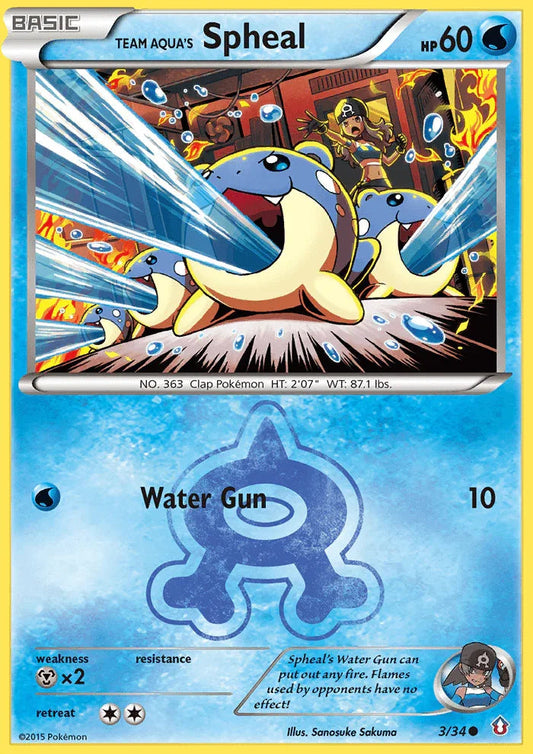 Team Aqua's Spheal (3/34) [XY: Double Crisis]