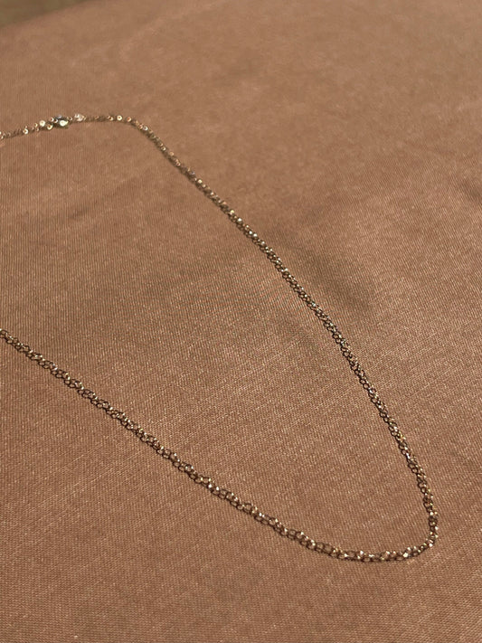 14k Yellow Gold Simple Necklace by Toasted Jewelry