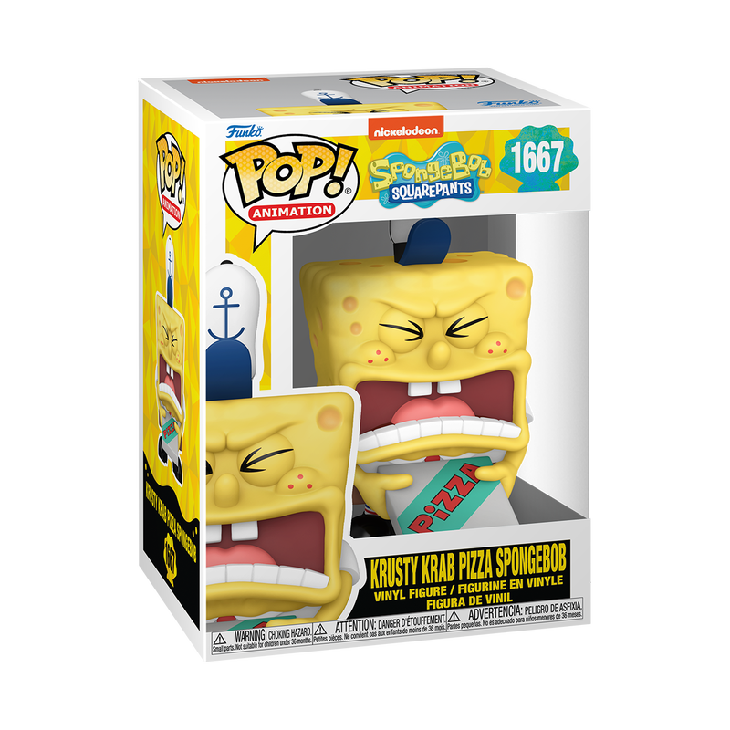 (PRE-ORDER) POP! Animation: SBS 25th- SB w/Pizza