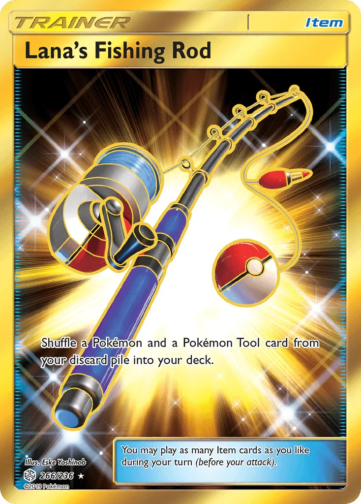 Lana's Fishing Rod (266/236) [Sun & Moon: Cosmic Eclipse]