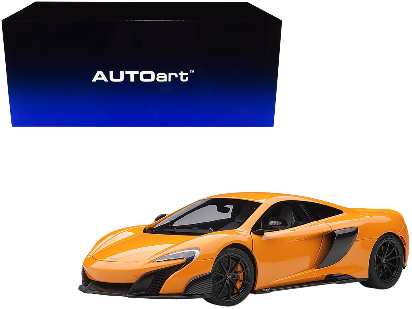 Mclaren 675LT Mclaren Orange 1/18 Model Car by Autoart  free shipping USA