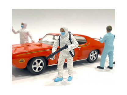 Hazmat Crew Figurine I for 1/18 Scale Models by American Diorama  free shipping USA