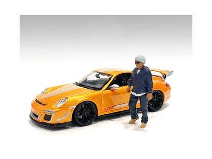 "Car Meet 1" Figurine IV for 1/18 Scale Models by American Diorama  free shipping USA