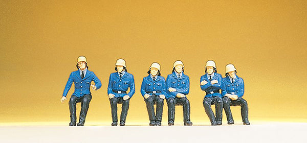 Preiser 14207 HO Scale Firemen Seated