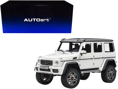 Mercedes Benz G500 4X4 2 Gloss White 1/18 Model Car by Autoart  free shipping USA