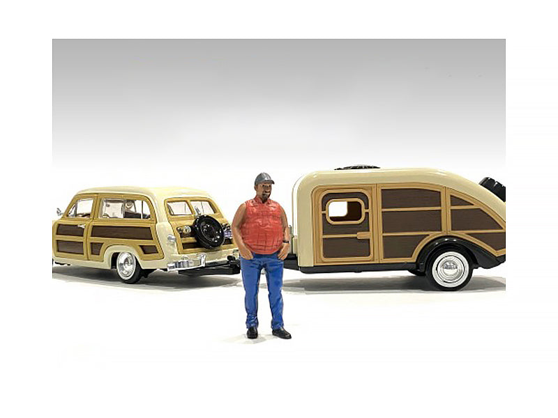 "Campers" Figure 1 for 1/18 Scale Models by American Diorama  free shipping USA